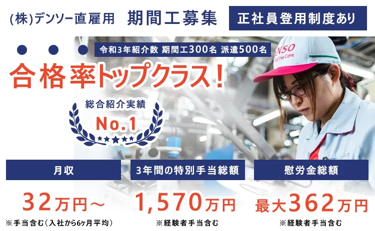 デンソー期間工の求人