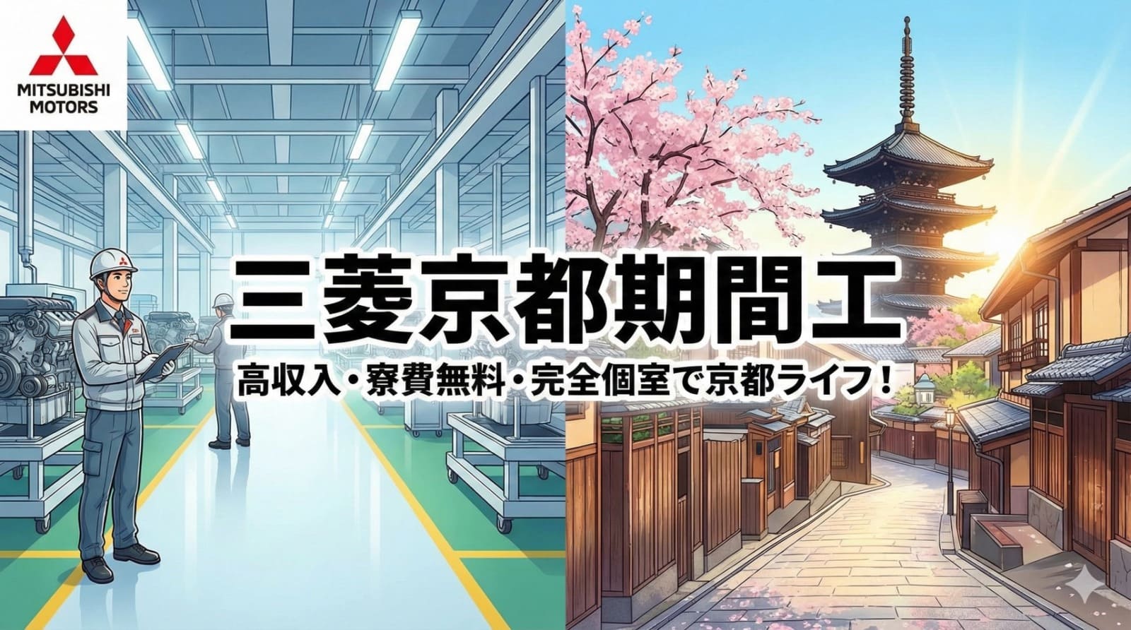 三菱京都期間工になろう！