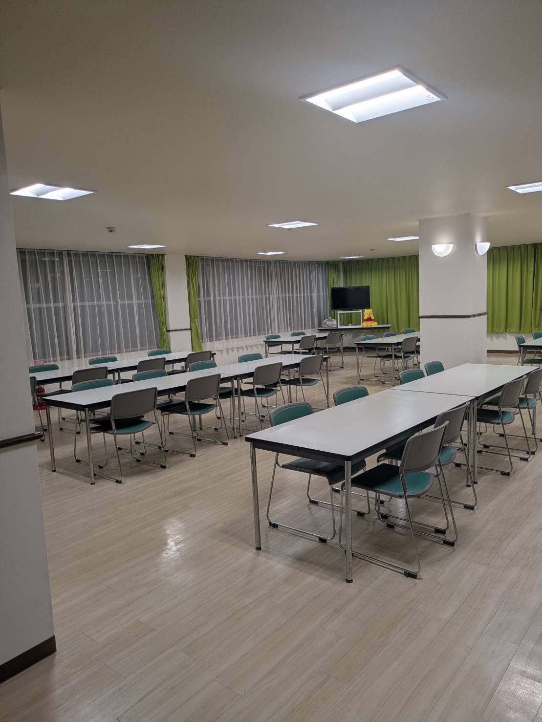 岡崎第一菱風寮の食堂