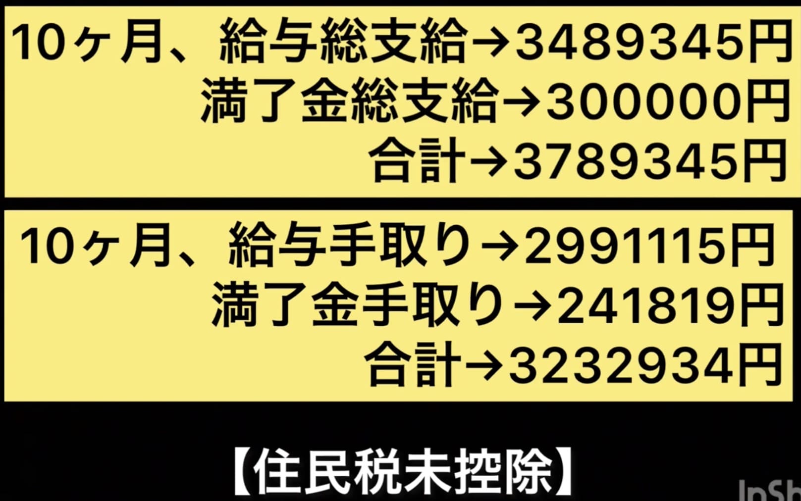 ジヤトコ期間工の10ヶ月の総支給合計、手取り合計など