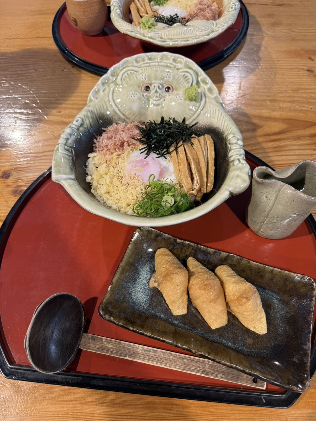有名な狸家分福というお店で食べた「狸うどん」